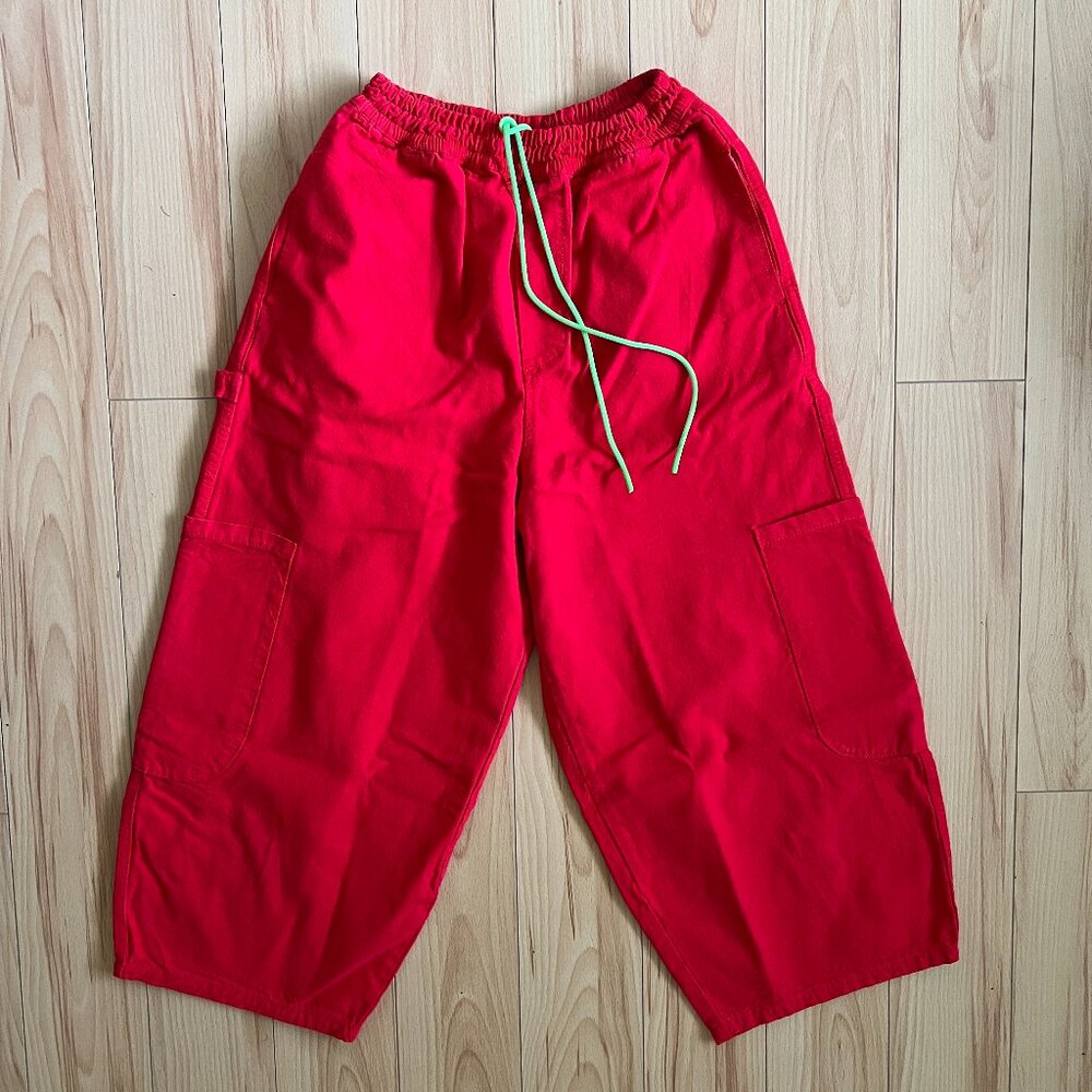 NEW Meals Chef Pants in Cherry Red